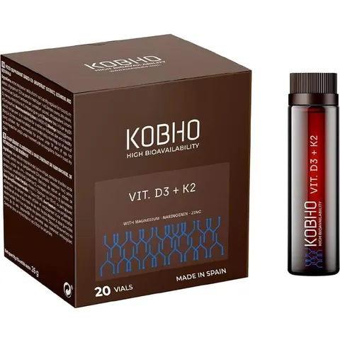 Kobho Vit D3 + K2 20 uds – imagen 2