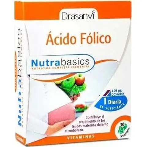 Drasanvi nutrabasics acido folico 30caps. – imagen 2