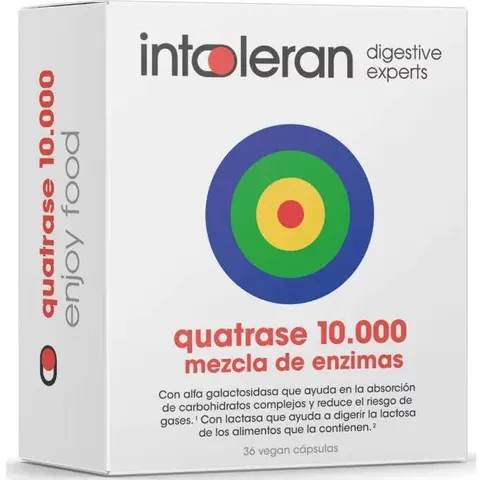 Intoleran Quatrase 10.000 36 caps – imagen 2