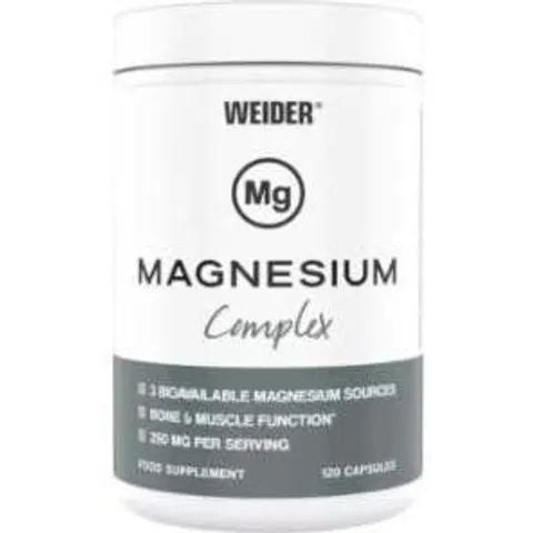 Weider Magnesium Complex 120 Cápsulas – imagen 3