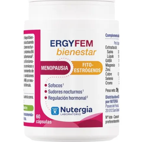NUTERGIA Ergyfem Bienestar 60caps – imagen 3