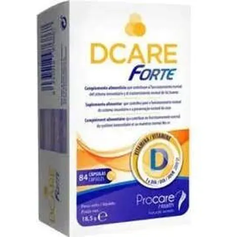 Dcare Forte 84 Cápsulas – imagen 2