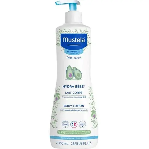 Mustela Hydra Bebé Leche Corporal 750ml – imagen 4