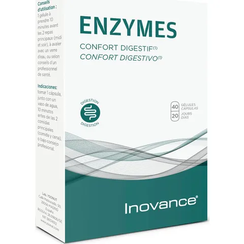Inovance Enzymes 40 caps – imagen 2