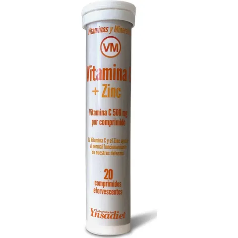 Ynsadiet vitamina c + zinc 20comp.eferv. – imagen 3
