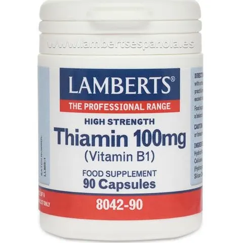 Lamberts Tiamina 100 Mg 90 caps – imagen 3