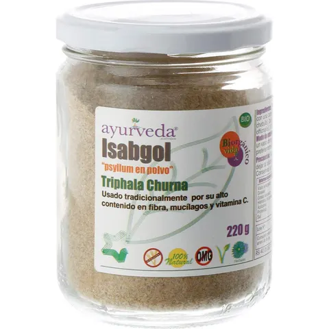 Ayurveda Isabgol + Triphala Bio 220 gr – imagen 2
