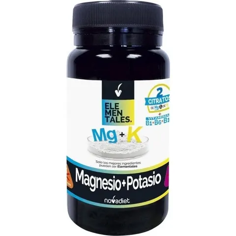 NOVADIET Elementales Magnesio + Potasio 60comp – imagen 4