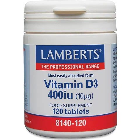 Lamberts Vit D3 400 Iu 120 Comp – imagen 3