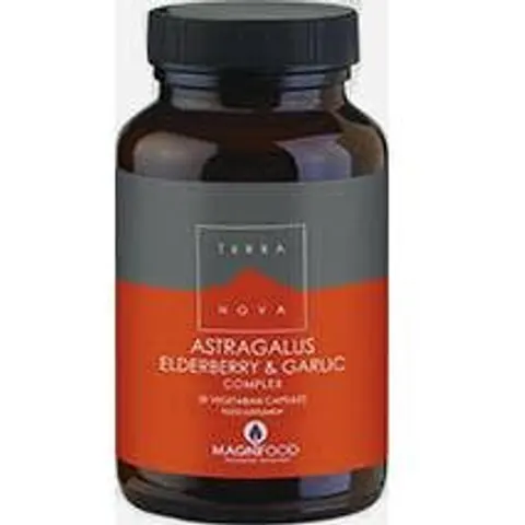 TERRANOVA Astragalus Elderberry & Garlic 50comp – imagen 3