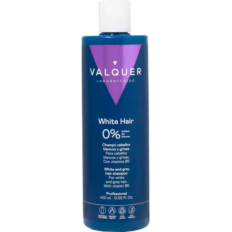 Valquer Champú Cabellos Blancos y Grises 400 ml – imagen 2