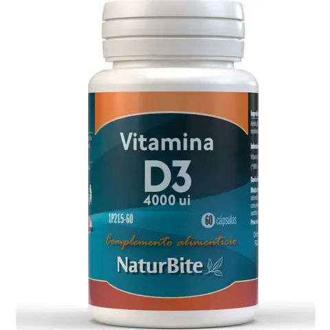 Naturbite Vitamina D3 4000 ui 60 Caps – imagen 5