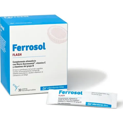 Ferrosol Flash 30 sobres – imagen 3
