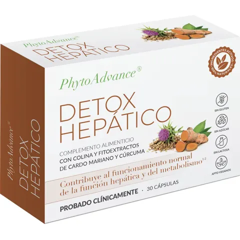 PhytoAdvance Detox Hepático 30 Cápsulas – imagen 3