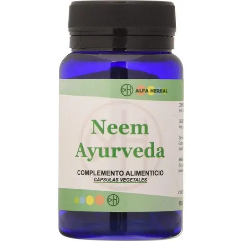 Alfa herbal neem ayurveda 60cap. – imagen 3