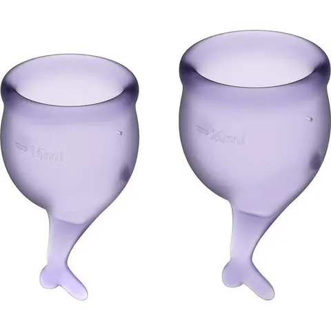 SATISFYER Feel Secure Copa Menstrual Lila 2 uds – imagen 2