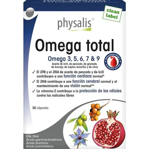 PHYSALIS Omega Total 30 caps – imagen 3