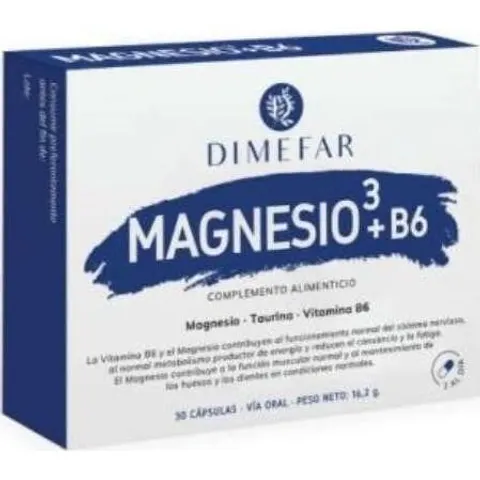 Dimefar magnesio3+b6 30cap. – imagen 3