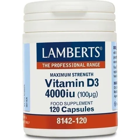 Lamberts vitamina d3 4000ui 120cap. – imagen 2