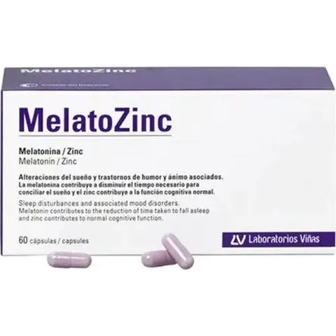 Melatozinc 60 cápsulas – imagen 2