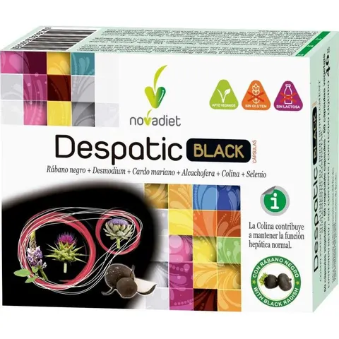 Novadiet despatick black 60cap. – imagen 3