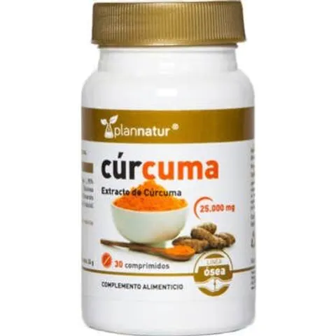 PLANNATUR Cúrcuma 95% 30 comp – imagen 3