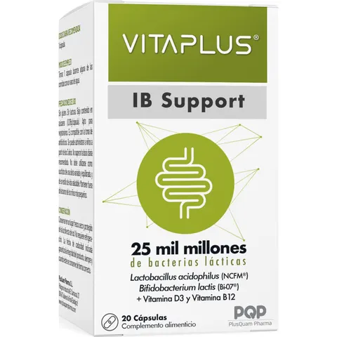Plusquam Pharma Vitaplus IB Support 20 cápsulas – imagen 2