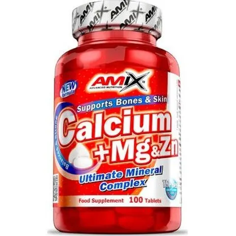 Amix Calcium + mg & Zn 100 comp – imagen 2