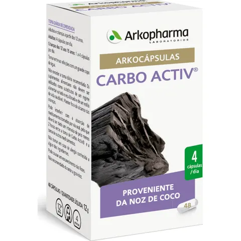 Arkopharma Arkocaps Carbón Activado 48 caps – imagen 2