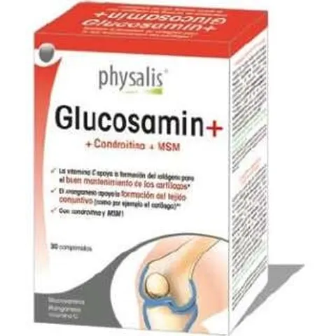 PHYSALIS Glucosamina + Condroitina + MSM 30 comp – imagen 3