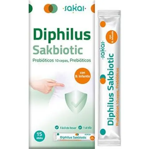 Sakai Diphilus Sakbiotic 15 Sobres – imagen 2