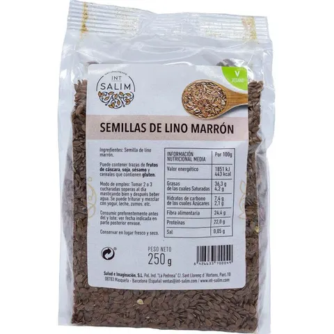 INT-SALIM Lino Marron 250 g – imagen 3