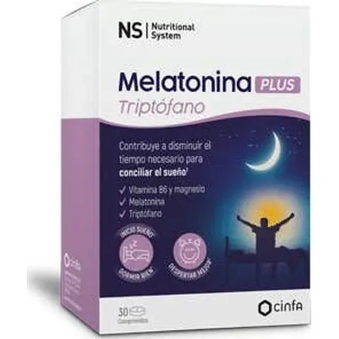 Ns ns melatonina plus trp-fn 30 comp – imagen 2