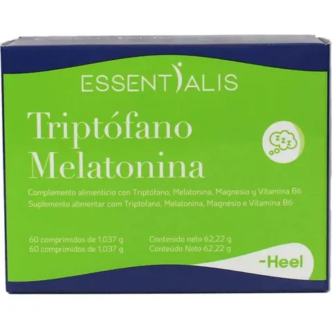 Essentialis Triptófano Melatonina 60 Comprimidos – imagen 2