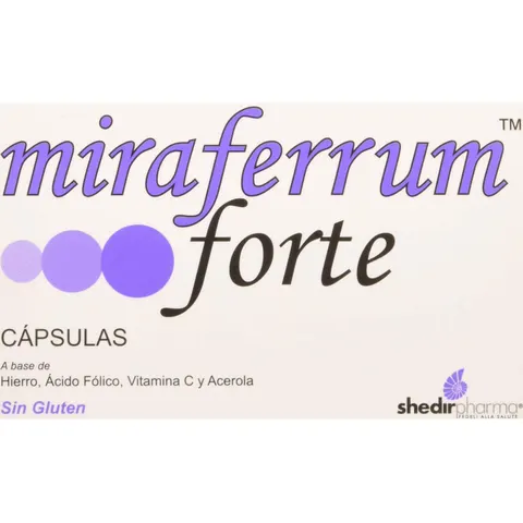 Shedir Pharma Miraferrum Forte 30 Cápsulas – imagen 3