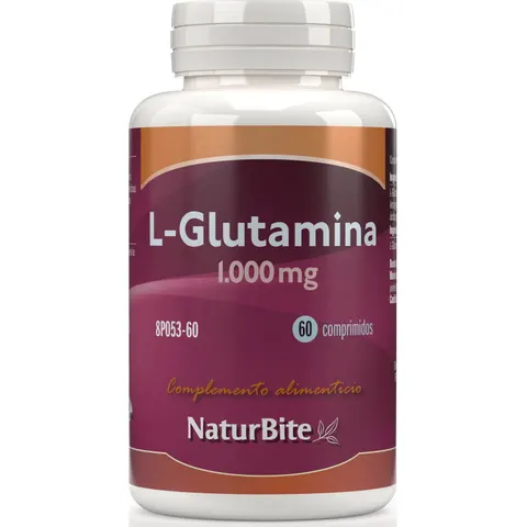 Naturbite L-Glutamina 1000 mg 60 tab – imagen 4