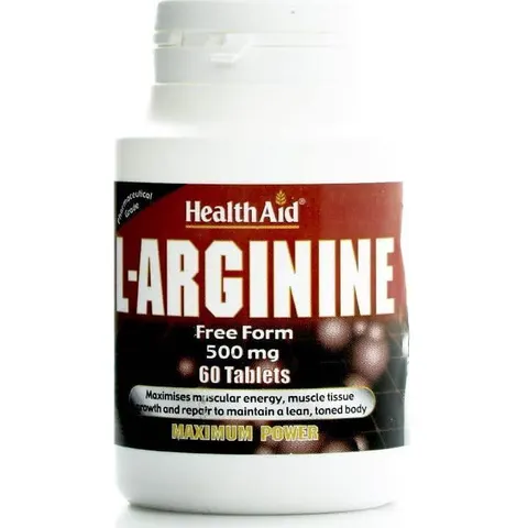HealthAid Arginina 60 comp – imagen 4