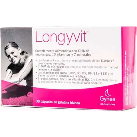 Gynea LONGYVIT 30 Caps – imagen 3