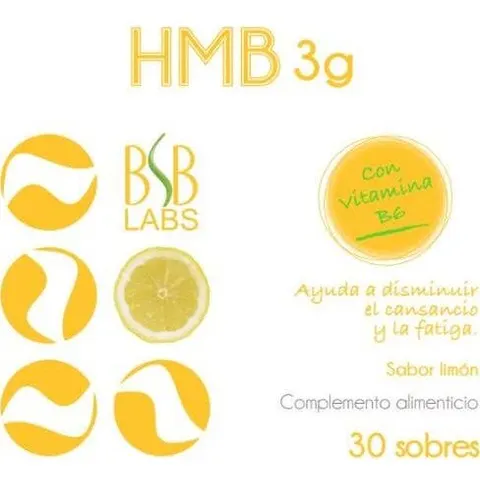 BSB Labs Hmb Limón 30 sobres – imagen 3
