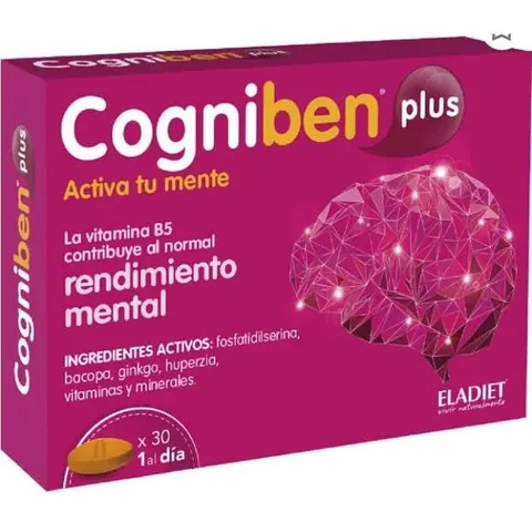 Eladiet Cogniben Plus 30 Comprimidos – imagen 2