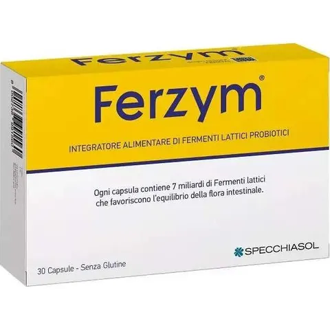 Specchiasol Ferzym Plus 30 caps – imagen 2