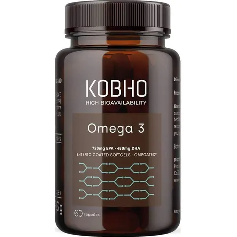 Kobho Labs Omega 3 + Vitamina E 60 Cápsulas – imagen 2