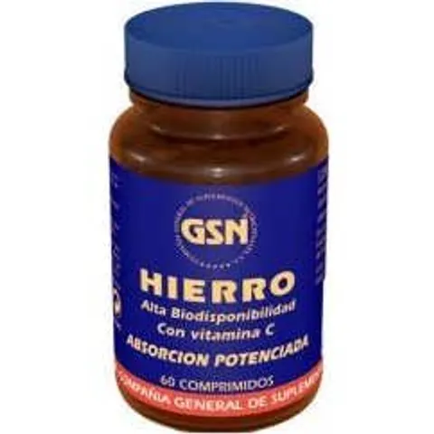 GSN Hierro Vitamina C 60 comp – imagen 2