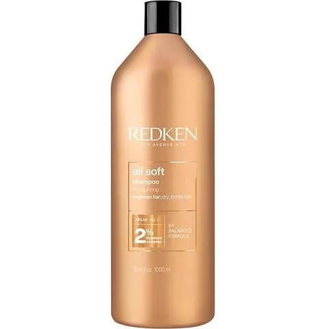 Redken All Soft Shampoo 1000ml – imagen 3