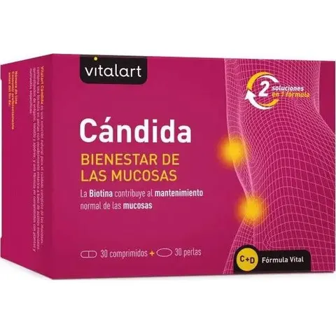 Vitalart candida 30comp+30perlas – imagen 3