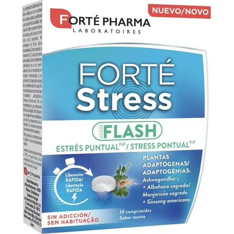 Forté Stress Flash Menta 10 Comprimidos – imagen 2