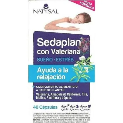 Natysal Sedaplan con Valeriana 40 Cápsulas – imagen 5
