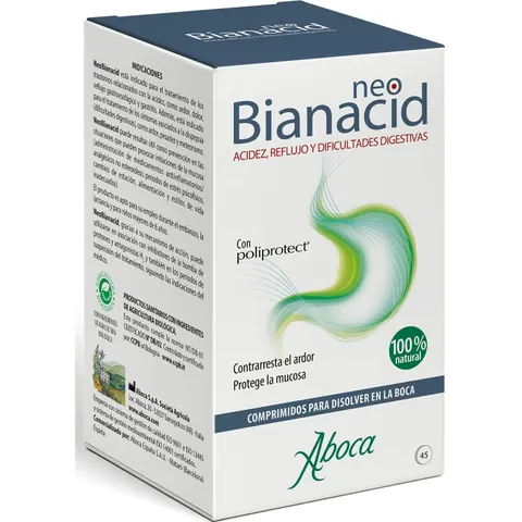 Aboca NeoBianacid Sabor Menta 45comp – imagen 2