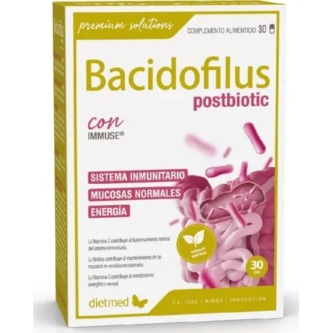 DietMed Bacidofilus Postbiotic 30caps – imagen 2