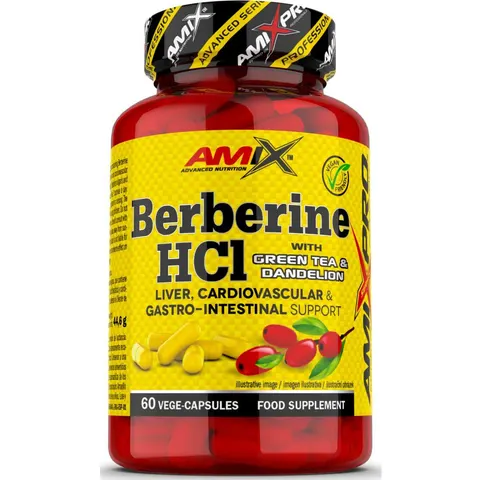 Amix pro berberine hci 60 caps – imagen 2